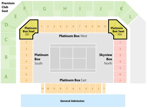 Individual Platinum Box Seat